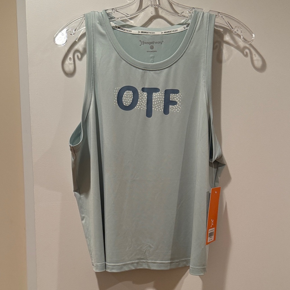 Orangetheory Women's Aqua / Light Blue / Green Tank Top